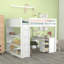 Lit mezzanine double pour enfants Rondae-1663489001