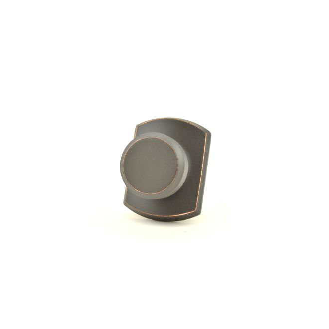 Bowery Knob with Greenwich Trim Non-Turning Lock