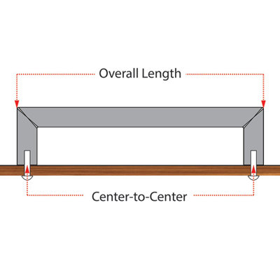Dakota 2 9/16" Center to Center Cup/Bin pull
