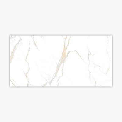 Carreau de mur et de plancher en porcelaine Calacatta 12 "x 24"