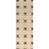 Mugal Wool Geometric Area Rug in Beige/Brown