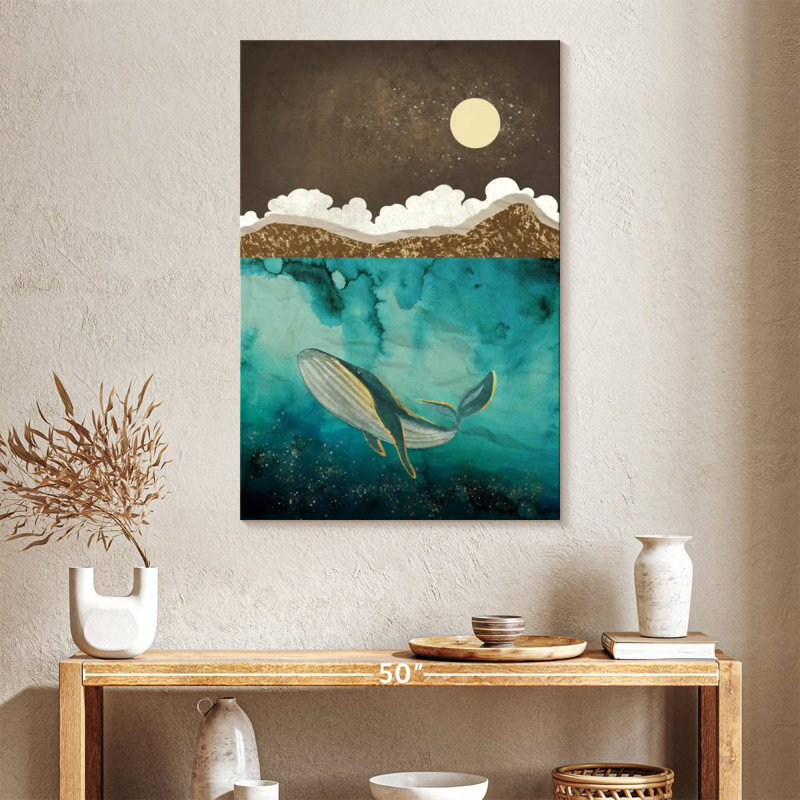Underwater, 39" H x 26" W