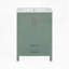 Meuble-lavabo autoportant moderne 24 po avec lavabo en céramique 24 po