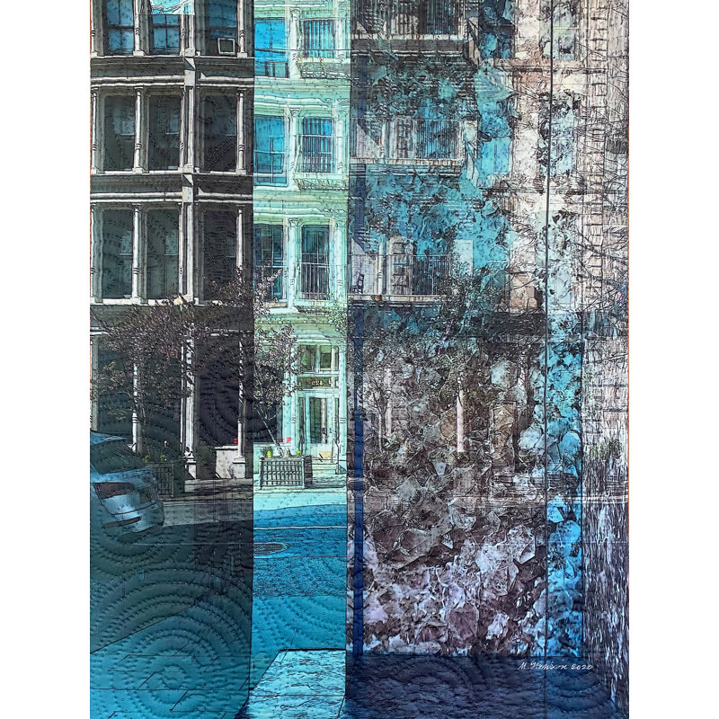 West Broadway Print by Marilyn Henrion, Wrapped Canvas, 32" H x 24" W