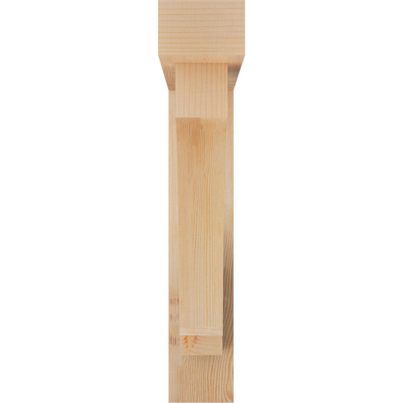 Support de bloc impérial avec entretoise décalée, 30 x 30, Sapin Douglas de l 5 1/2 po (lisse)