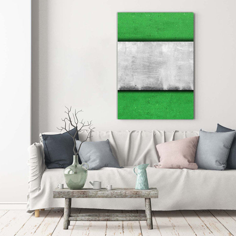Green Wall - Wrapped Canvas Print