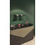 Mur de vin Abbie-Marie 2C 5 po (6 bouteilles, noir mat / bronze doré)-1911271586