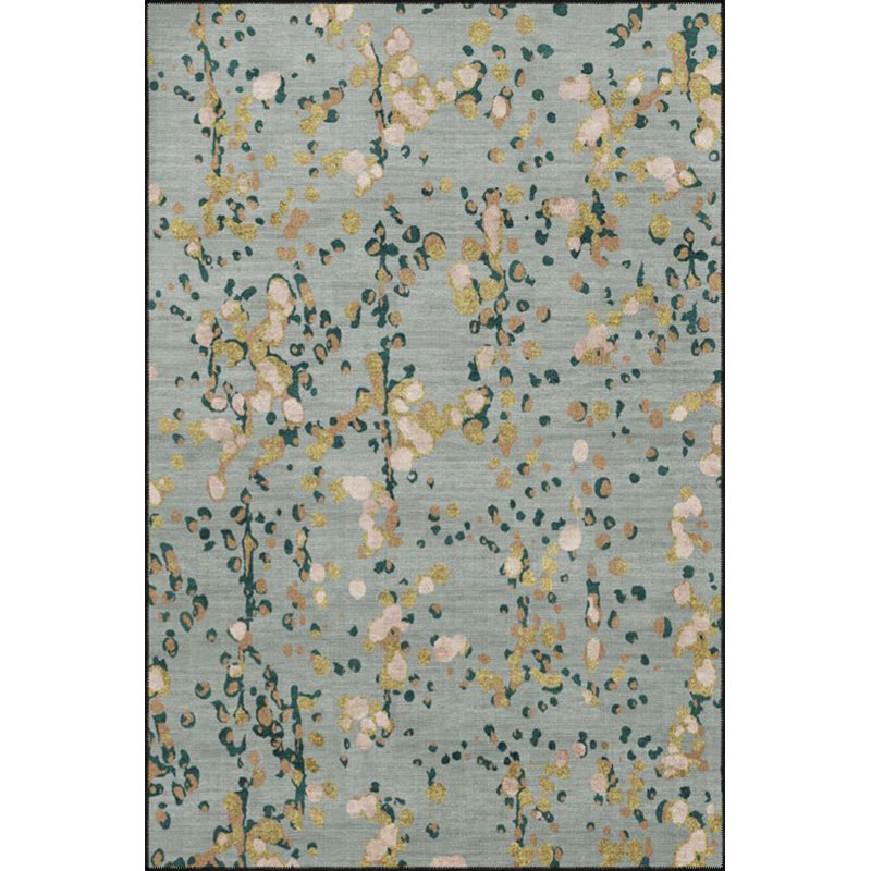 Tapis multicolore en coton lavable à la machine, Rectangle 5 pi 1 po x 7 pi 7 po