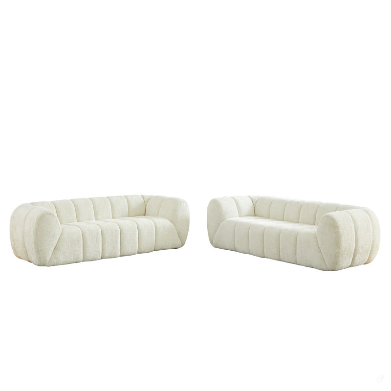 Canapé chenille en mousse pure, canapé nuage matelassé moderne, canapé chenille en mousse pure à assise profonde, canapé moderne confortable, convient aux salons, aux chambres et aux appartements