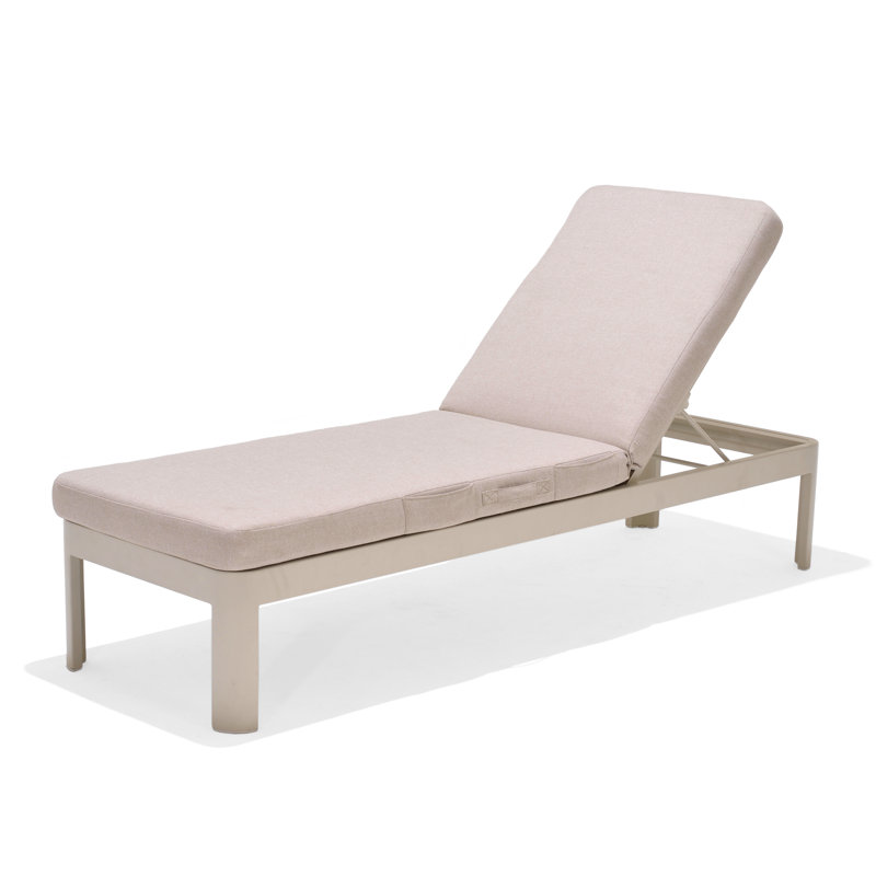 Lifestylegarden Bora 100% Maintenance Free Aluminum 3Pc Outdoor Patio Sand Lounge Set
