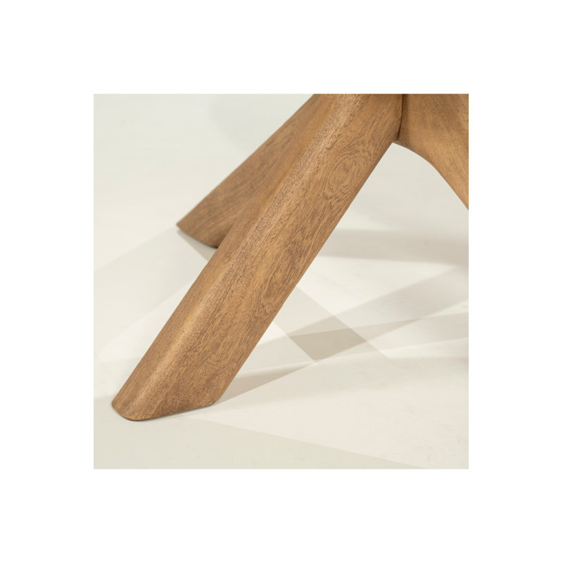 Tycho Oval Solid Wood Dining Table, Natural