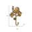 5" Gold Cast Iron Snail Wall Hook