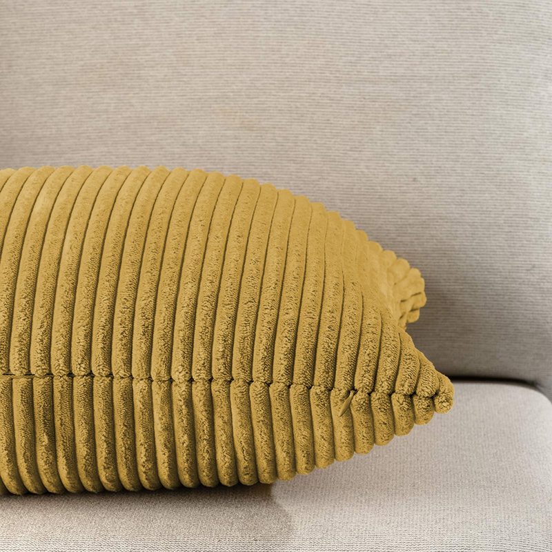 Antonietta Velvet Scatter Cushion Cover, Ochre
