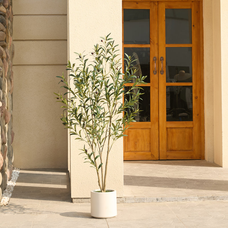 Arbre d'olivier artificiel 60 po George, H 60 po x l 20 po x P 20 po
