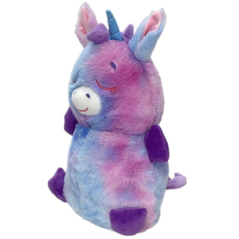 FlipaZoo: l'envers à l'envers - chat rose à la licorne arc-en-ciel - peluche animal 2-en-1