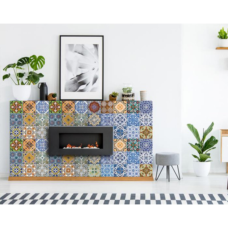Carreau de mosaïque en vinyle Jessa, H 6 po x l 6 po x P 0,1 po