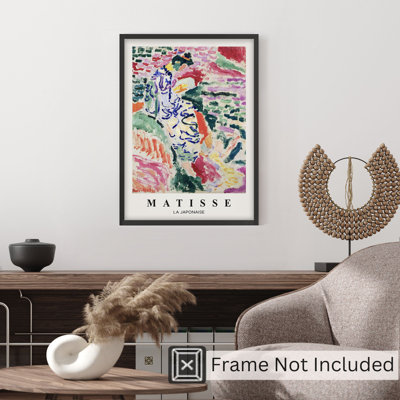 «Landscape and Nature Henri Matisse La Japonaise», reproduction d'art non encadrée