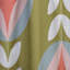 Panneau de rideau simple semi-diaphane avec passe-tringle Mid-Century Botanical I-987326619