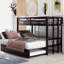 Lit superposé simple au-dessus d'un lit gigogne escamotable, espresso (Ancien SKU: SM000301AAP-1)-157922683