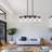Neyba 5 - Light Dimmable Kitchen Island Rectangle Chandelier