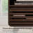 Nightstand with Drawer and Open Shelf Storage for Bedroom, Walnut-810142813