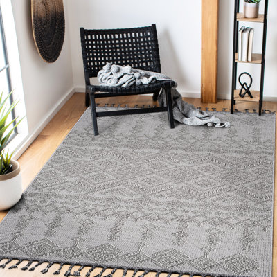 Tapis traditionnel tissé à la machine et tissé 4X6