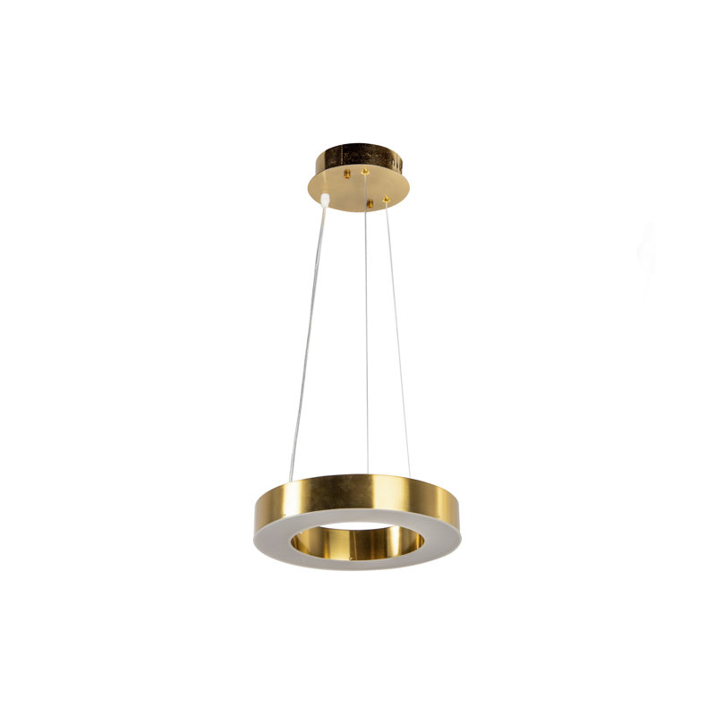1 - Light White/Gold LED Unique/Statement Pendant