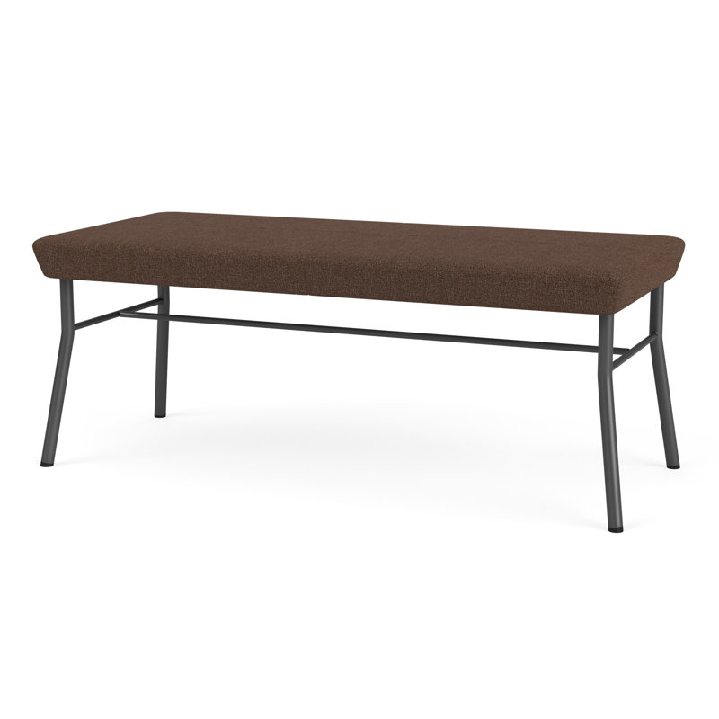 Lesro Banc en métal Mystic, Plot Line acier, Gris anthracite
