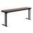 Max Seating Folding Table, MDF Core/ProtectEdge, Cantilever Legs, Walnut-87293249