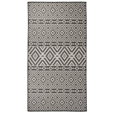 Bautz Rectangle Striped Hand Woven Indoor / Outdoor Area Rug