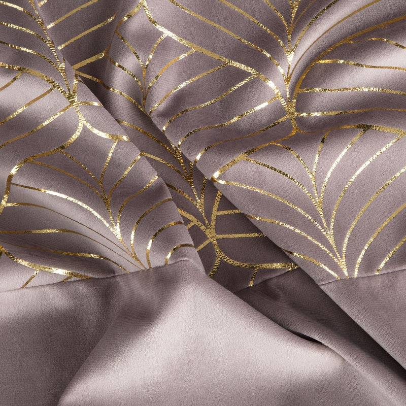 Spurrier Blackout Curtains Single Panel, Powder Rose