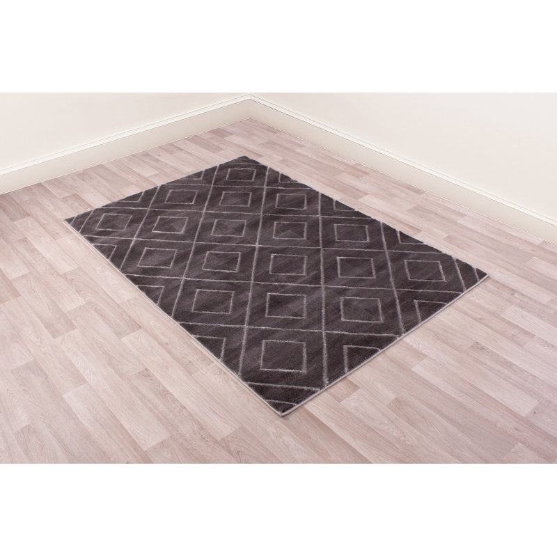 Elysse Abstract Hand Woven Area Rug, Rectangle 80 x 150cm