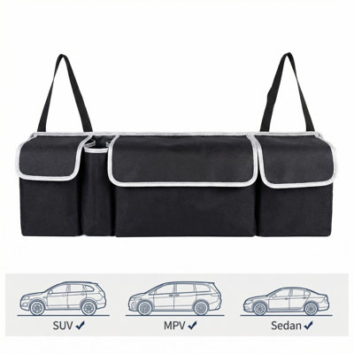Car Back Seat  Trunk Storage Bag Hanging Multifunctional Organizer For Auto Interior Accessories
