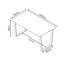 Chancler Metal Base Dining Table-1399259557