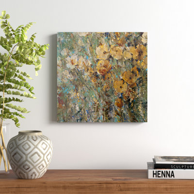 "Amber Poppy Field I" par Timothy O 'Toole, reproduction d'art sur toile