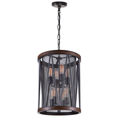 Lustre géométrique 8 lumières unique/à l’état Haughton