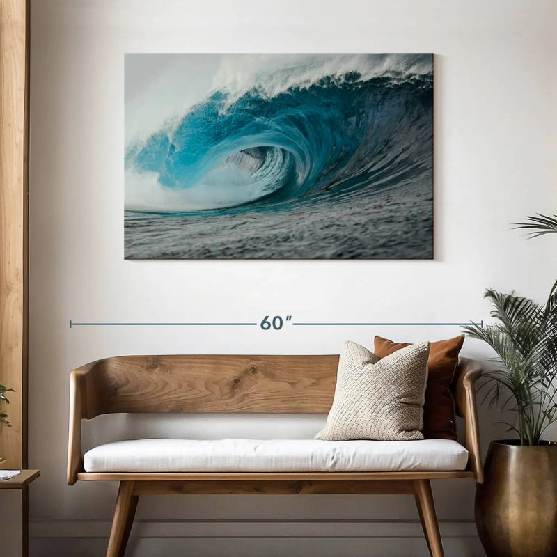 Gillard Violent Blue Wave, 30" H x 45" W