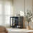 31.5'' Buffet Cabinet with Glass Doors for Nice Display, Small Coffee Bar Cabinet , Modern Sideboard Buffet for Kitche.-1196959617