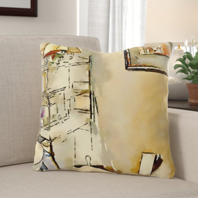 Damario Outdoor Reversible Throw Pillow