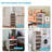 Nanika 3 Drawer Stackable Drawer with Locking Wheels