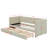 Twin Size Corduroy Daybed With Two Drawers And Wood Slat-734854030