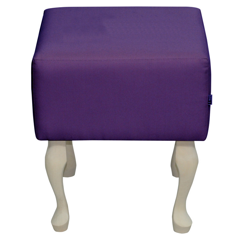 Solid + Manufactured Wood Accent Stool, Violet