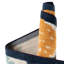 Tapis intérieur / extérieur en polypropylène tissé à la machine Medfield bleu / orange / jaune / bleu sarcelle-1625402570