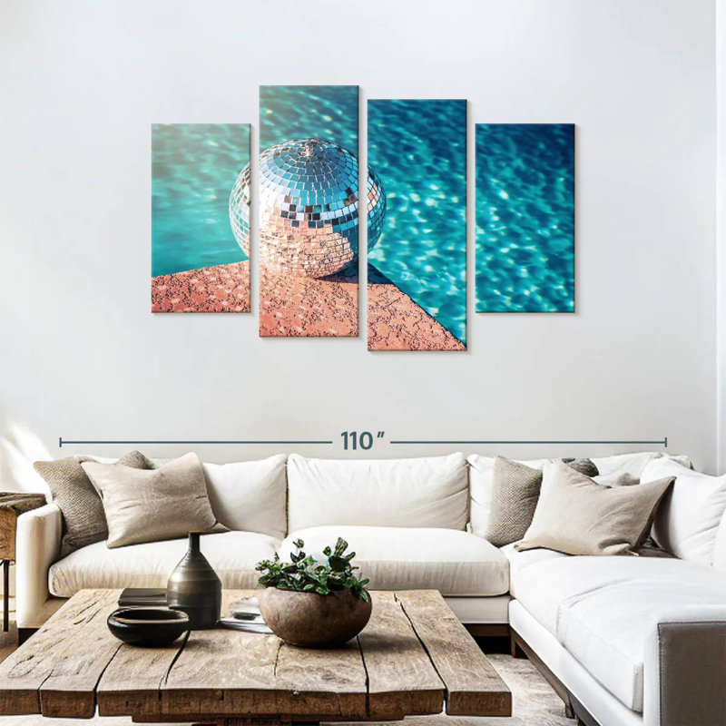 Abarca Disco Ball, 48" H x 75" W