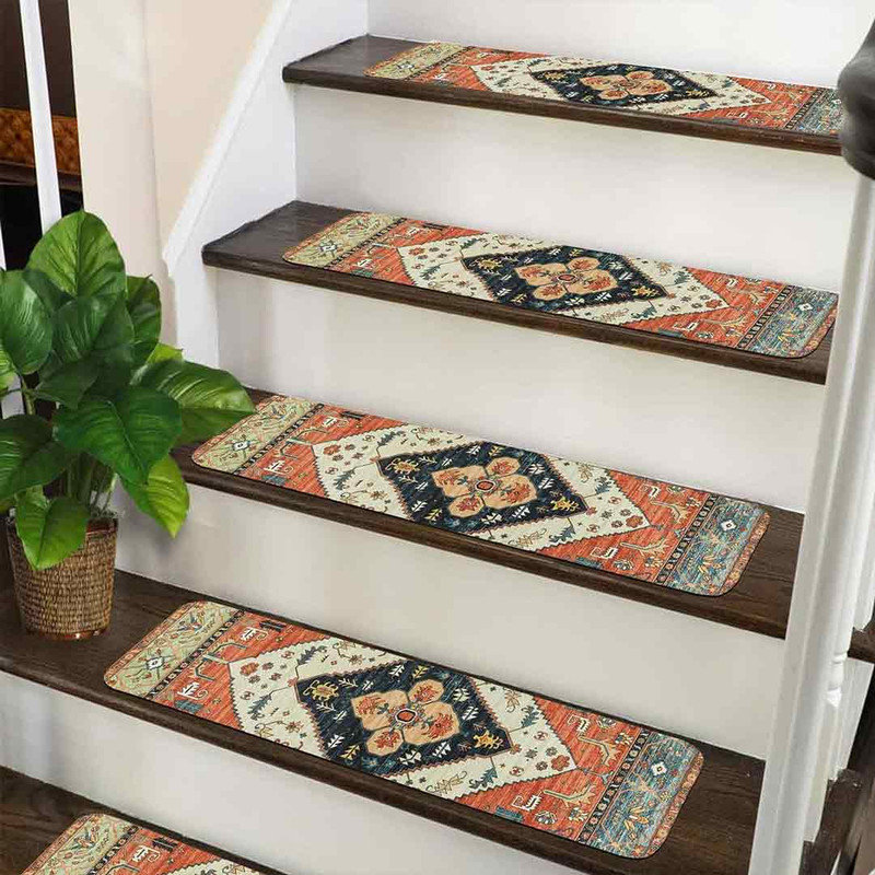 Tapis d'escalier antidérapant Alfrid, Oriental