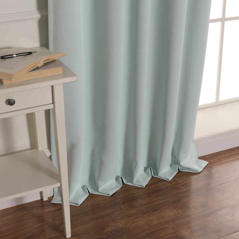Molloy Insulating Curtain Pair, l 52" x L 63", Menthe
