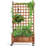 Bardot Wood Planter Box with Trellis-909946488