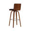 Tabouret de bar pivotant à hauteur de comptoir ou à hauteur Vienna Vienna-2118001634-2118001637-2118001640