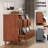 2-tier Large Record Player Stand With Vinyl Storage, Record Storage Cabinet, Mid Century Turntable Stand, Vinyl Record Storage With Shelves For Bedroom, Living Room, Office (walnut)