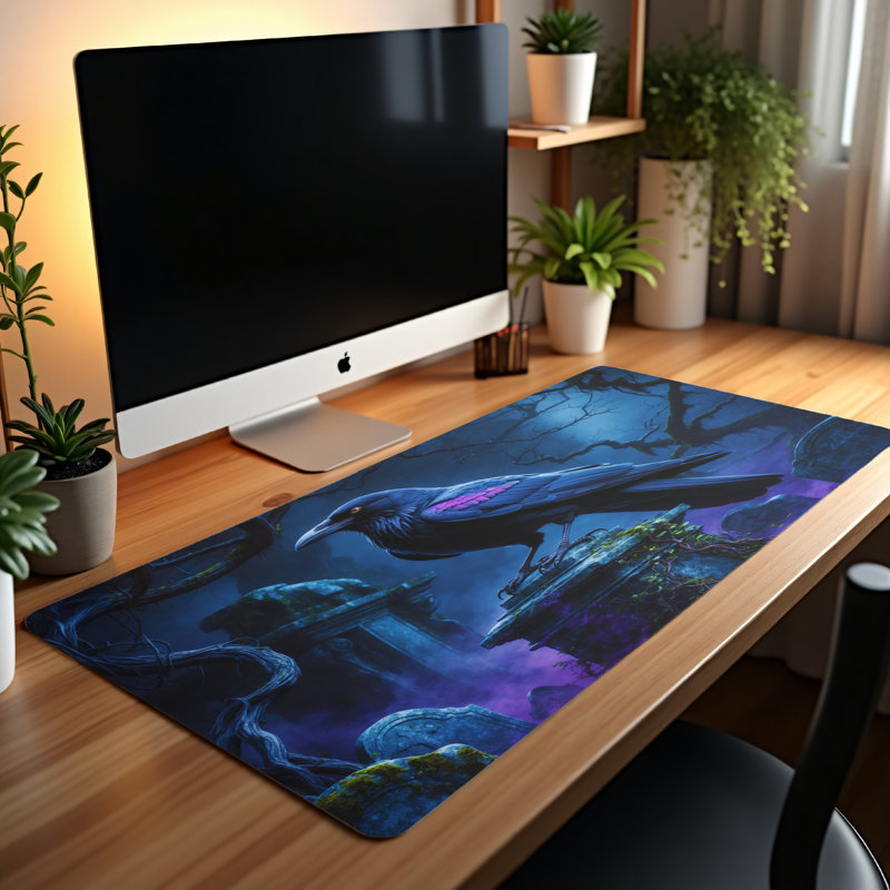 Polyester Desk Pad, 14.4x12.1